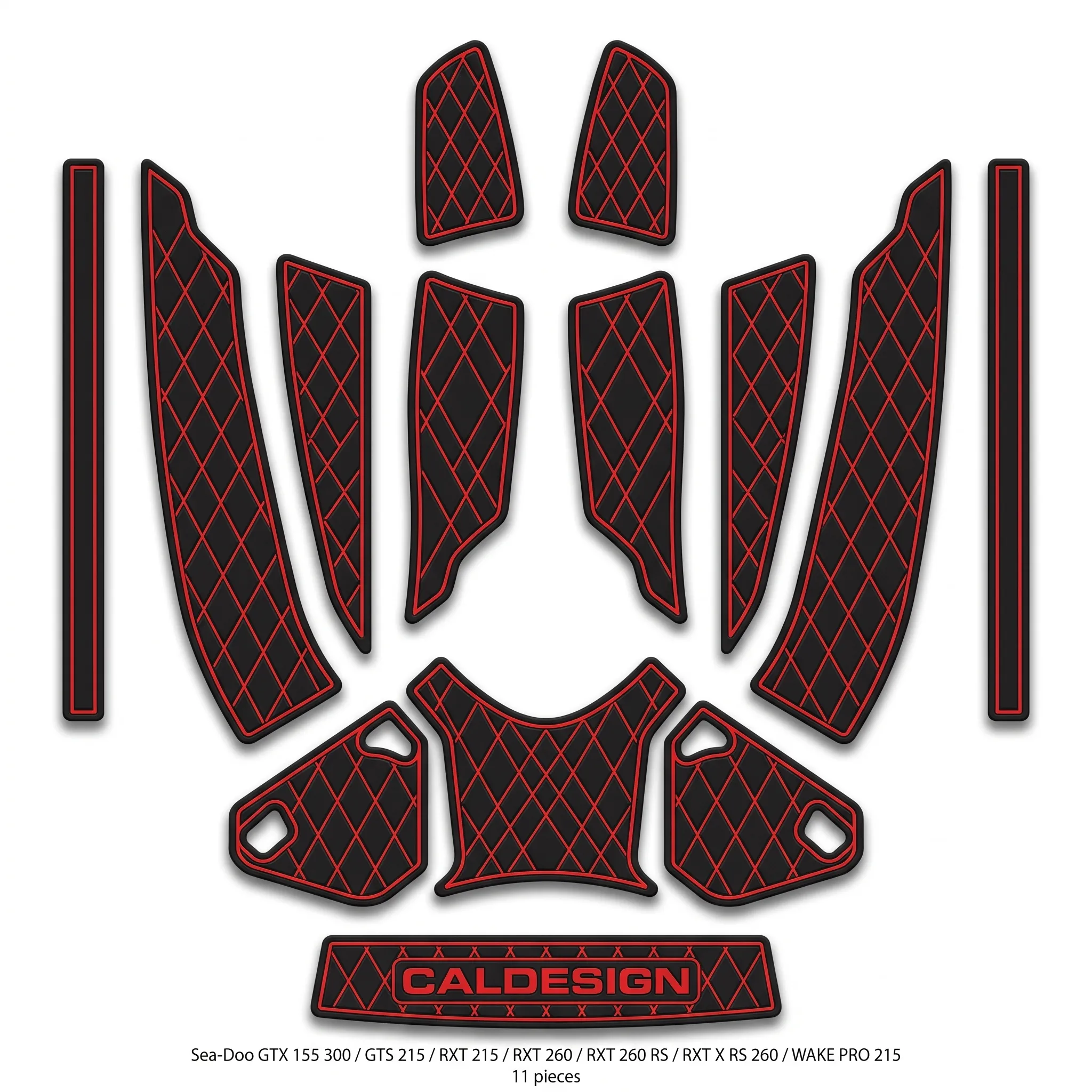 Sea-Doo GTX 155 300 / GTS 215 / RXT 215 / RXT 260 / RXT 260 RS / RXT X RS 260 / WAKE PRO 215 (2010–2016) · 11 pieces